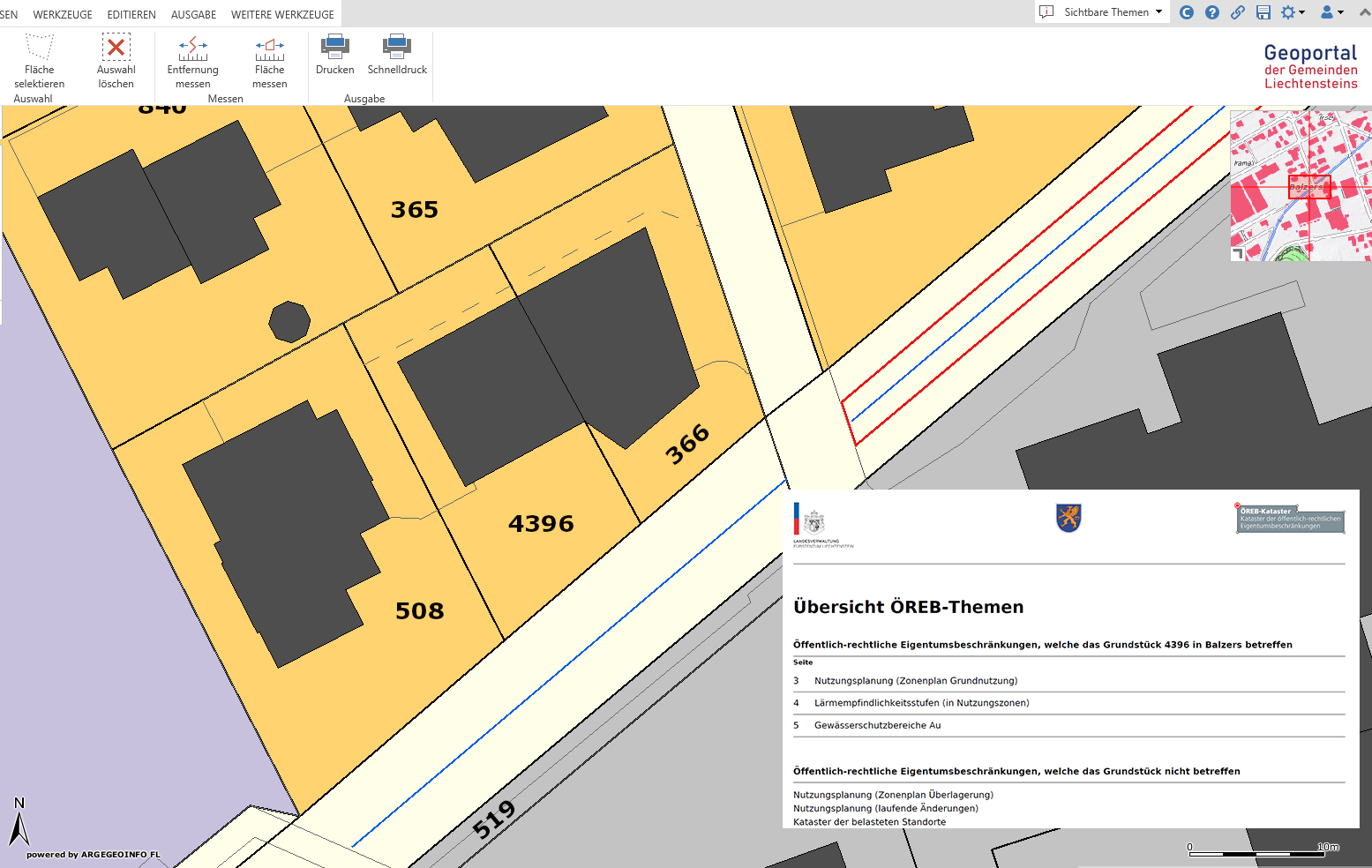 Aufbereitung ÖREB-Daten (Kataster der öffentlich-rechtlichen Eigentumsbeschränkungen)